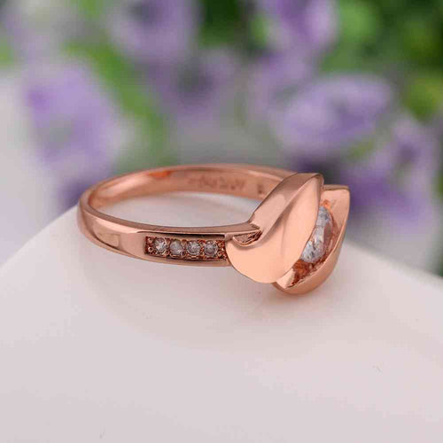 jewerly anillos 18K GP sssd rose color party wedding rings girl Jewelry Rings57 ELY