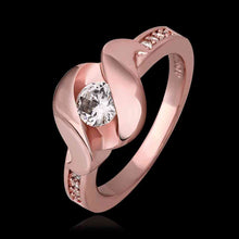 jewerly anillos 18K GP sssd rose color party wedding rings girl Jewelry Rings57 ELY