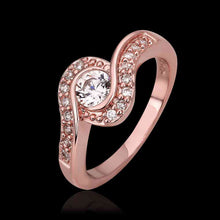 jewerly anillos 18K GP sssdes rose color party wedding rings girl Jewelry Rings588 ELY