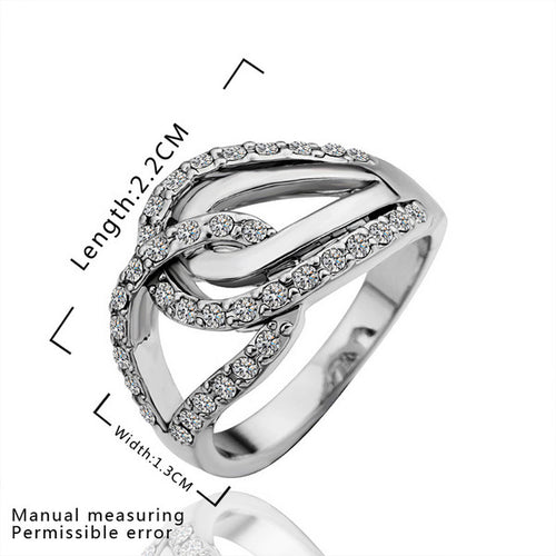 jewerly anillos 18K GP thimble b Platinum plated party wedding rings girl Jewelry Rings255 ELY