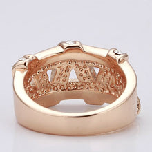 jewerly anillos 18K GP yellow Woven mesh party wedding rings girl Jewelry Rings 61 ELY