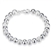 silver plated jewelry bracelet fine beads bracelet ELY