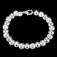 silver plated jewelry bracelet fine beads bracelet ELY