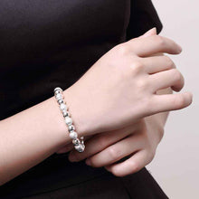 silver plated jewelry bracelet fine beads bracelet ELY