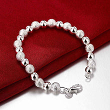 silver plated jewelry bracelet fine beads bracelet ELY