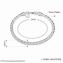 silver plated jewelry bracelet fine bracelet21 ELY