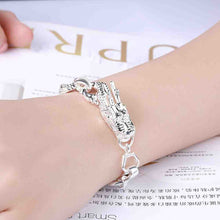 silver plated jewelry bracelet fine white dragon bracelet 36 ELY
