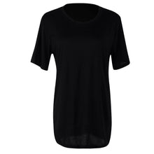 Funny Letter Print Couples Leisure Tops Sleeve O-Neck T-shirt 1STL ELY