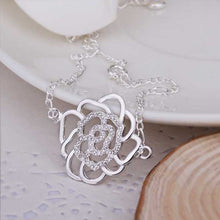 Girls Silver plated jewelry Inlaid Flower anklet bracelets bangles leg SMTA 27 ELY