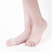 Girls Silver plated jewelry Solid Butterfly anklet bracelets bangles leg SMTA 21 ELY