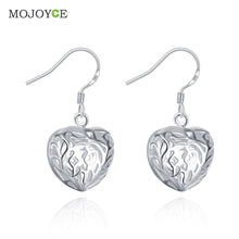 Gold Plated Hearts Earrings Wedding Dangle Earrings for Women ELY