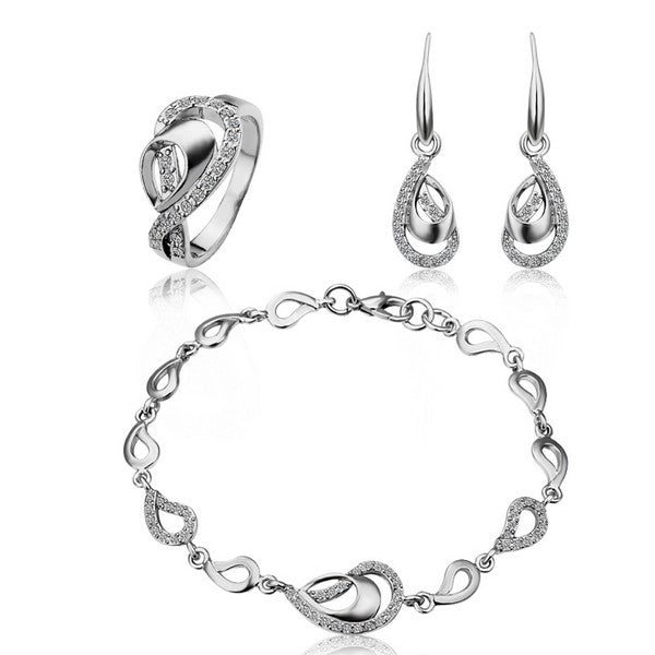 Gorgeous 18k gold plated jewelry sets diy SMTPS228 ELY