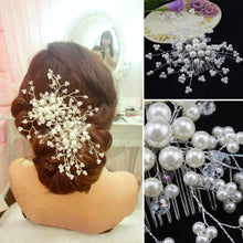 Hair Accessories Floral Wedding Pearl Crystal Bridesmaid Bridal Party Hair Comb Hairpin Hair Jewelry Hair Accessories for Women ELY