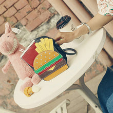Hamburger Design Women Bag Women Leather Handbag Women Messenger Bags 3D Fast Food Crossbody Shoulder Handbag Bolsa Feminina ELY