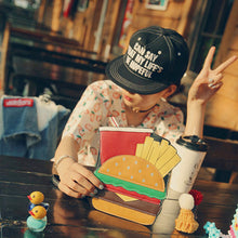 Hamburger Design Women Bag Women Leather Handbag Women Messenger Bags 3D Fast Food Crossbody Shoulder Handbag Bolsa Feminina ELY