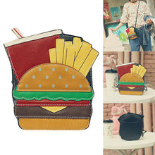 Hamburger Design Women Bag Women Leather Handbag Women Messenger Bags 3D Fast Food Crossbody Shoulder Handbag Bolsa Feminina ELY