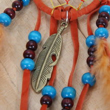 Handmade Dream Catcher Bag Key Chains Feathers Beads Key Ring Pendant Dream Catcher Key Chain Jewelry 1STL ELY