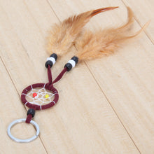 Handmade Dream Catcher Net With feathers Hanging Keychain Decoration 1STL ELY