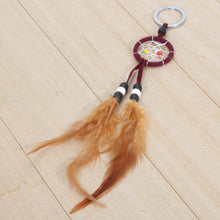 Handmade Dream Catcher Net With feathers Hanging Keychain Decoration 1STL ELY