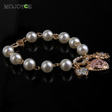 Heart D Words Gold Color Bracelet 1STL ELY