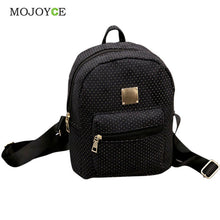 Dots Printing Women Backpack PU Travel School Bag for Teenagers Leather Backpack Women Mochila Feminina Satchel ELY