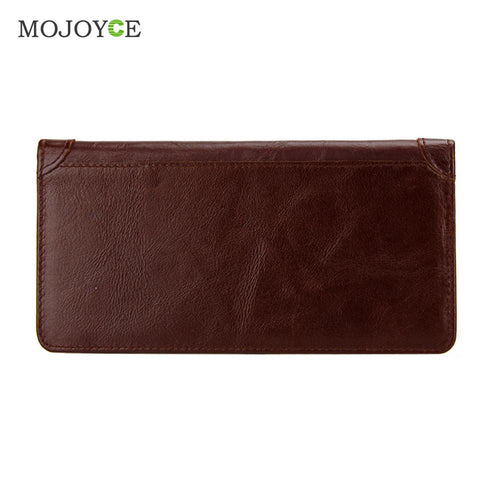 Leather Long Men Zipper Matte Wallets Card Credit Cards Holder Carteira Masculina Business Men Wallets ELY