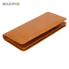 Leather Long Men Zipper Matte Wallets Card Credit Cards Holder Carteira Masculina Business Men Wallets ELY