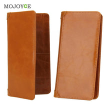 Leather Long Men Zipper Matte Wallets Card Credit Cards Holder Carteira Masculina Business Men Wallets ELY