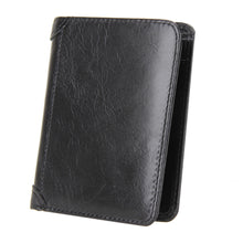 Leather Short Men Retro Matte Wallets Card MatteLeather Men's Wallet Short Card Holders Purse for Men ELY