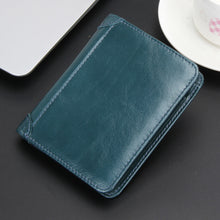 Leather Short Men Retro Matte Wallets Card MatteLeather Men's Wallet Short Card Holders Purse for Men ELY