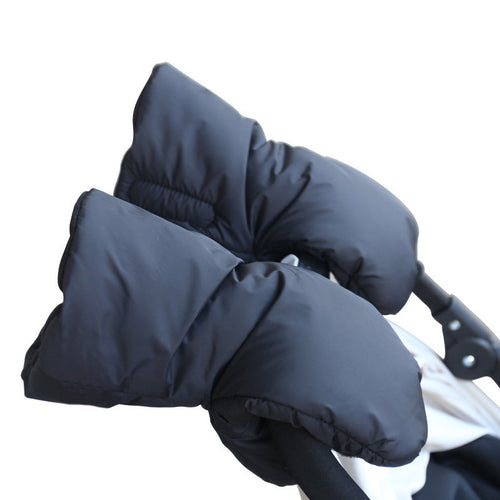 Kids Pram Stroller Accessory Hand Muff warm fur fleece Gloves Warm Gloves Baby Stroller Cover ELY