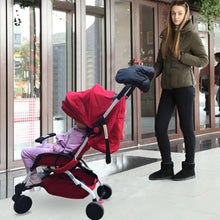 Kids Pram Stroller Accessory Hand Muff warm fur fleece Gloves Warm Gloves Baby Stroller Cover ELY