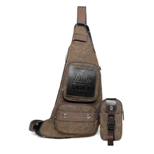 Retro Leisure Durable Canvas Bag Men Crossbody Shoulder Chest Bag Travel Men Messenger Bags Bolsa Chest packs ELY