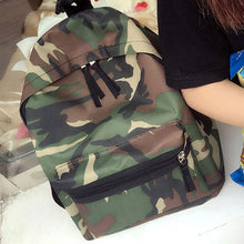 Women Backpack Camouflage Printing Canvas Backpack Daypacks Men Bag School Bags for Teenager Girls Rucksack Mochila ELY