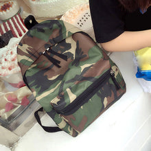 Women Backpack Camouflage Printing Canvas Backpack Daypacks Men Bag School Bags for Teenager Girls Rucksack Mochila ELY