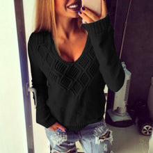 Hollow Women Jumper Knitted Top Pullover Sexy Women Long Sleeve Knit BodyCon Slim Party Sweater Knitwear ELY