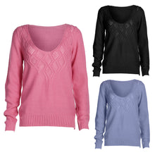 Hollow Women Jumper Knitted Top Pullover Sexy Women Long Sleeve Knit BodyCon Slim Party Sweater Knitwear ELY