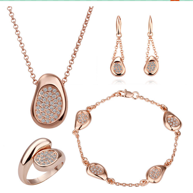 18K Gold Plating jewelry set bijoux women SMTPS147 ELY