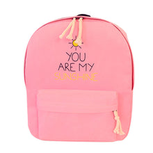 Canvas Backpack Letter Printing Backpack Women Preppy Style School Bags for Teenagers Mochila Backpacks for Teenage girls ELY