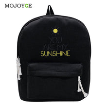 Canvas Backpack Letter Printing Backpack Women Preppy Style School Bags for Teenagers Mochila Backpacks for Teenage girls ELY