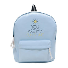 Canvas Backpack Letter Printing Backpack Women Preppy Style School Bags for Teenagers Mochila Backpacks for Teenage girls ELY