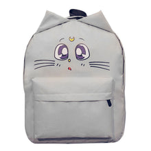 Cat Ear Canvas Backpack Women Bag Cartoon School Bags for Teenagers Backpacks for Teenage Girls Mochila Satchel Rucksack ELY
