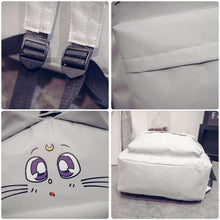 Cat Ear Canvas Backpack Women Bag Cartoon School Bags for Teenagers Backpacks for Teenage Girls Mochila Satchel Rucksack ELY