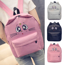 Cat Ear Canvas Backpack Women Bag Cartoon School Bags for Teenagers Backpacks for Teenage Girls Mochila Satchel Rucksack ELY