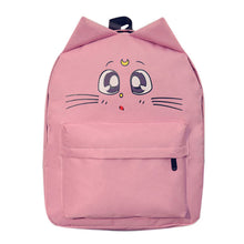 Cat Ear Canvas Backpack Women Bag Cartoon School Bags for Teenagers Backpacks for Teenage Girls Mochila Satchel Rucksack ELY