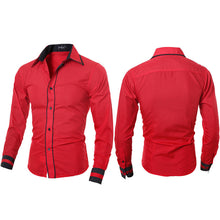 Men Luxury Casual Stylish Slim Fit Long Sleeve Casual Dress Shirts Long Sleeves Cotton Shirts 1STL ELY