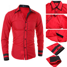 Men Luxury Casual Stylish Slim Fit Long Sleeve Casual Dress Shirts Long Sleeves Cotton Shirts 1STL ELY