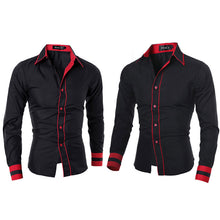 Men Luxury Casual Stylish Slim Fit Long Sleeve Casual Dress Shirts Long Sleeves Cotton Shirts 1STL ELY