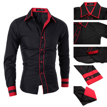 Men Luxury Casual Stylish Slim Fit Long Sleeve Casual Dress Shirts Long Sleeves Cotton Shirts 1STL ELY