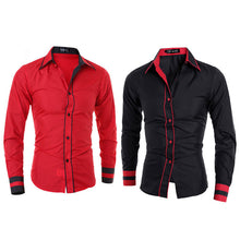 Men Luxury Casual Stylish Slim Fit Long Sleeve Casual Dress Shirts Long Sleeves Cotton Shirts 1STL ELY